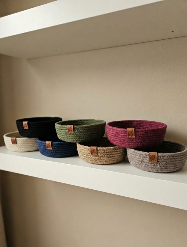 Cesto 15cm Soga Algodón 7mm