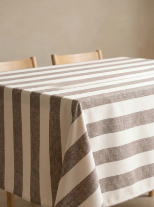 Mantel Anti-Mancha Fajas Habano