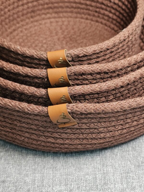 20250924_154514 Combo de Cestos de Algodón – 4 Tamaños Color Marrón Argentino