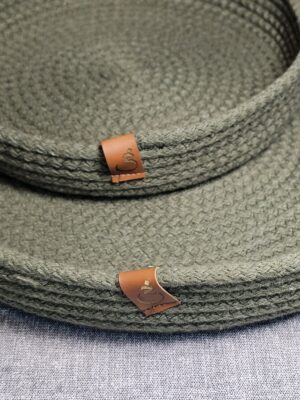 20250924_154926 Bandeja Soga De Algodón Color Verde Musgo