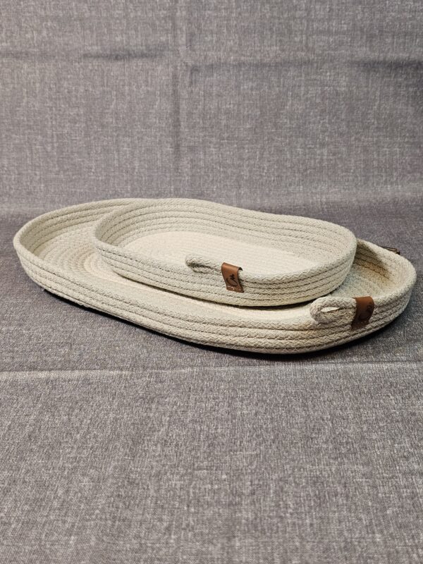 20250924_163632 Bandeja Oval De Soga De Algodón Color Visón