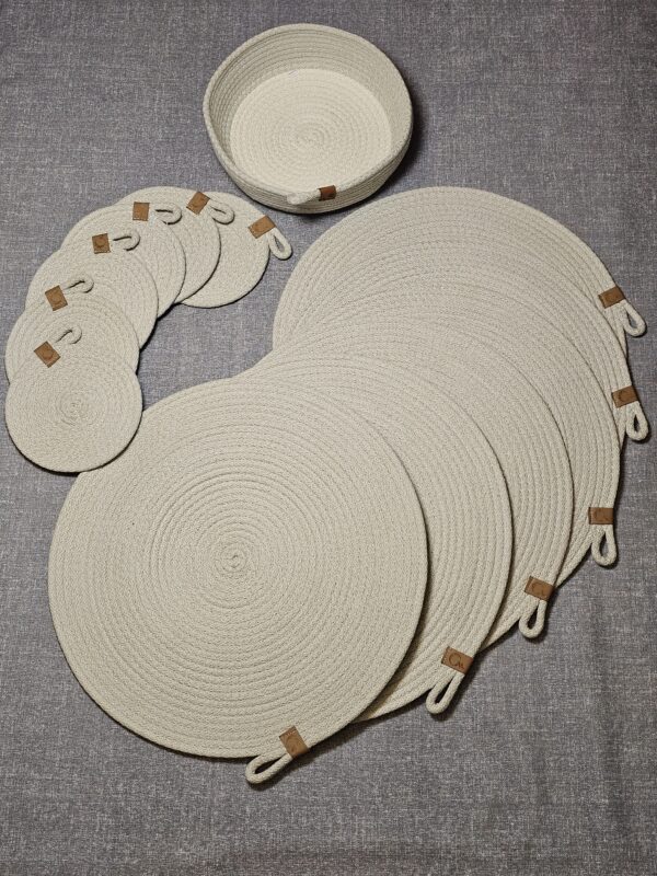 20250924_171146 Combo Visón Individuales + Posavasos + Cesta Artesanal