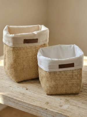 Cesto de Tela Alpillera 15×15 cm