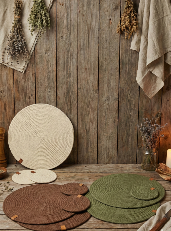 Gemini_Generated_Image_qpxc4aqpxc4aqpxc Combo 2 Individuales + 2 Posa Vasos Soga Algodon 7mm