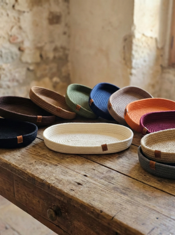 Bandeja Oval 14x22cm Algodon 7mm