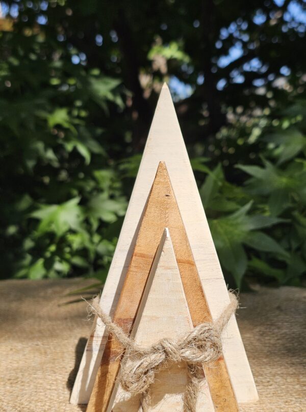 Árbol Decorativo de Madera – Set x3