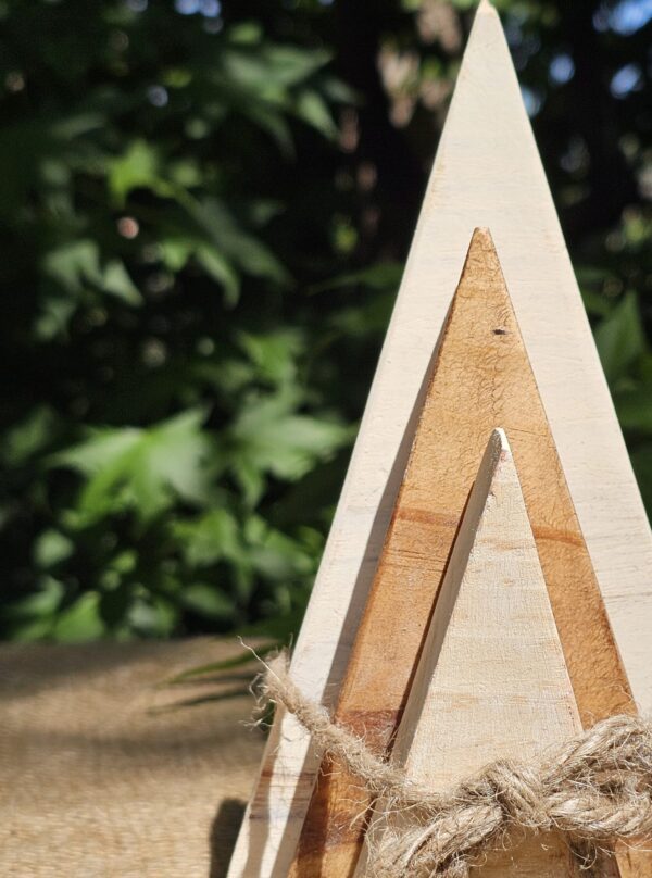 Árbol Decorativo de Madera – Set x3