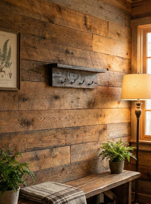 Perchero de Madera Artesanal – 4 Ganchos