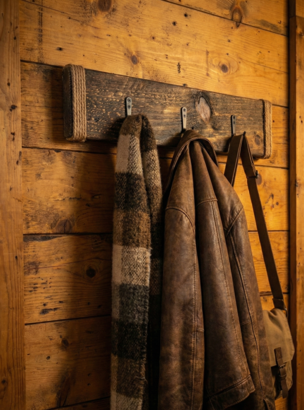 Perchero de Madera Artesanal