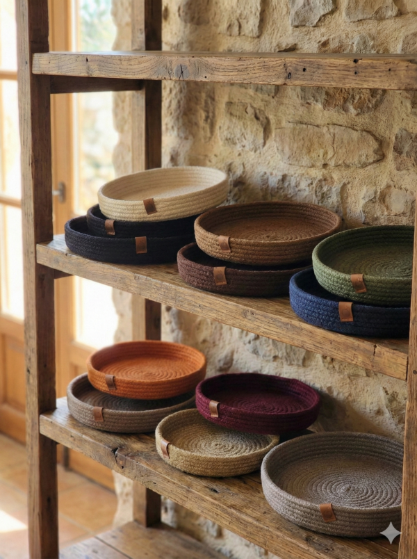 Bandeja Diametro 28cm Soga Algodon 7mm