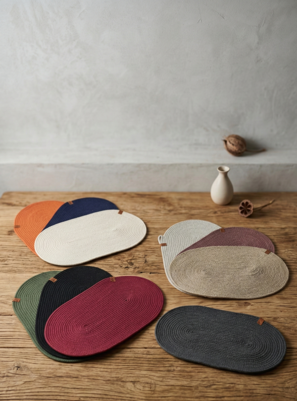 Bandeja Oval Lisa 25x43cm Algodon 7mm