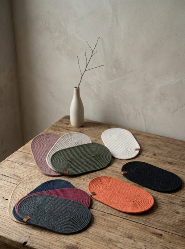 Bandeja Oval Lisa 15x27cm Algodon 7mm